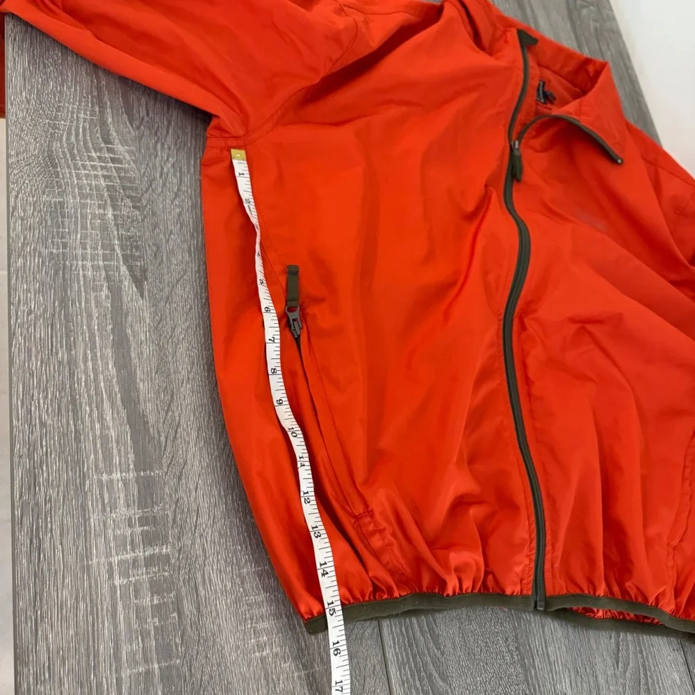 Polo Sport Ralph Lauren Orange Windbreaker Full Zip Jacket Mens XL